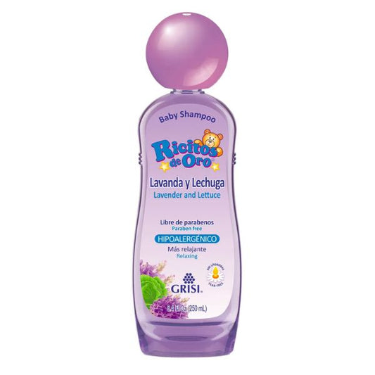 Shampoo Ricitos  de Oro Lavanda y Lechuga 250 ml