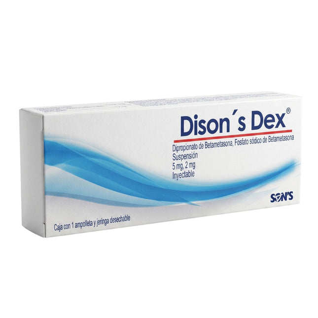 Dison's Dex Suspensión (Dexametasona/Diclofenaco) 5 mg/2 mg Inyectable