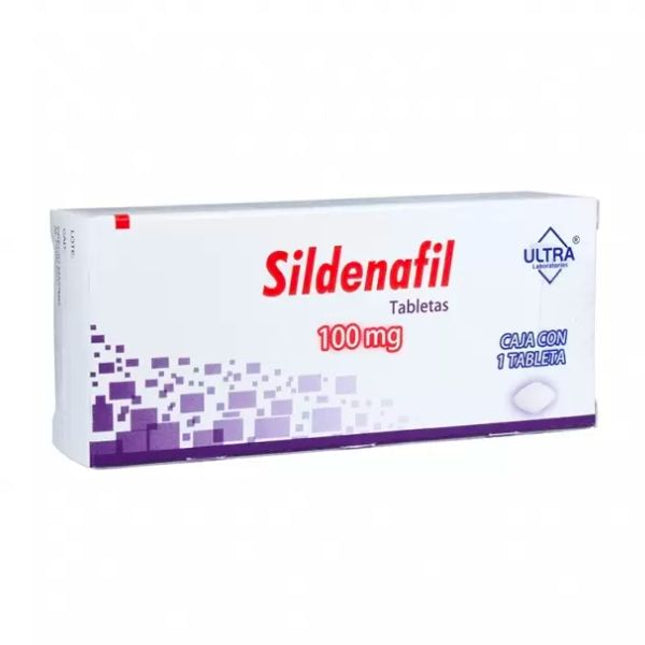 Sildenafil 100 mg Caja con 1 Tabletas