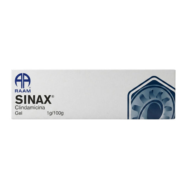 Sinax (Clindamicina) 1 g/100 g  Caja con tubo con Gel  30 G