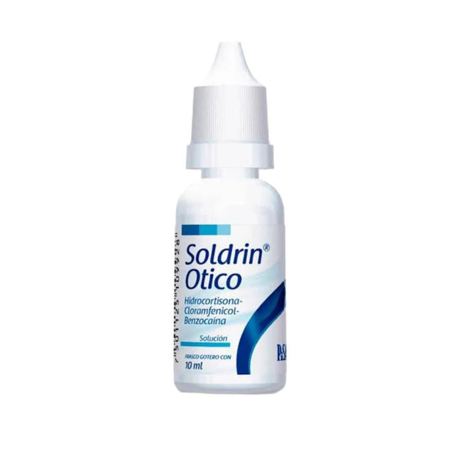 Hidrocortisona, Cloranfenicol y Benzocaína Frasco Gotero con 10 ml