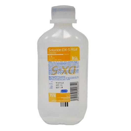 Solucion Dx-5 Pisa Glucosa 5% 250 ml