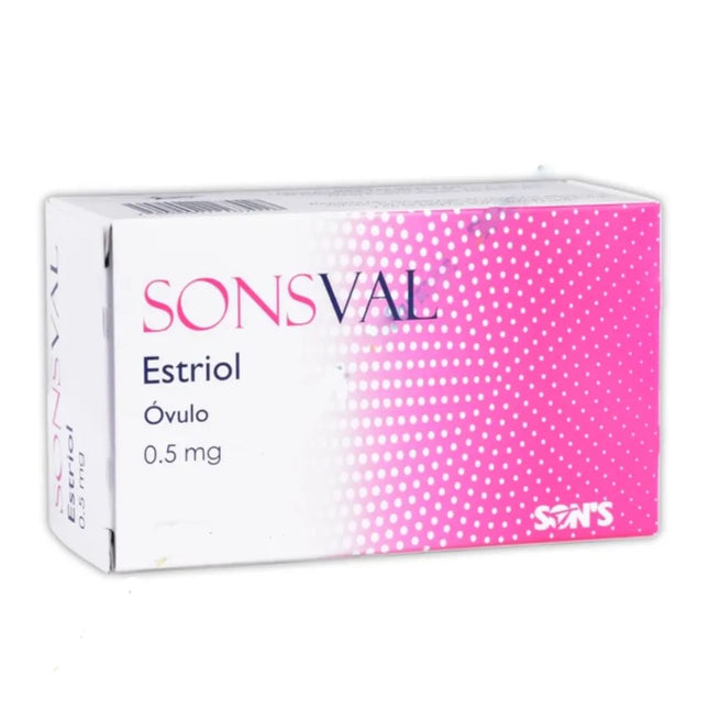 Sonsval Estriol  0.5 mg Caja con 15 Óvulos