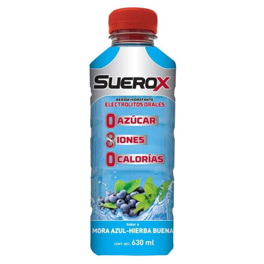 Suerox Sabor Mora Azul-Hierbabuena 630 ml