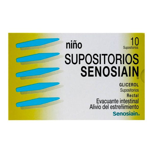 Supositorios Glicerol Senosiain Caja con 10 Supositorios para Niño