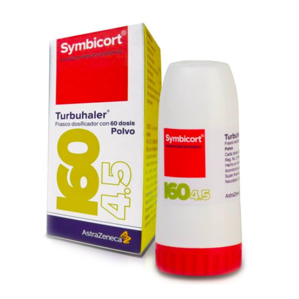 Symbicort (Budesonida/Formoterol) 160 μg/ 4.5μg para Ínhalación 60 Dosis.