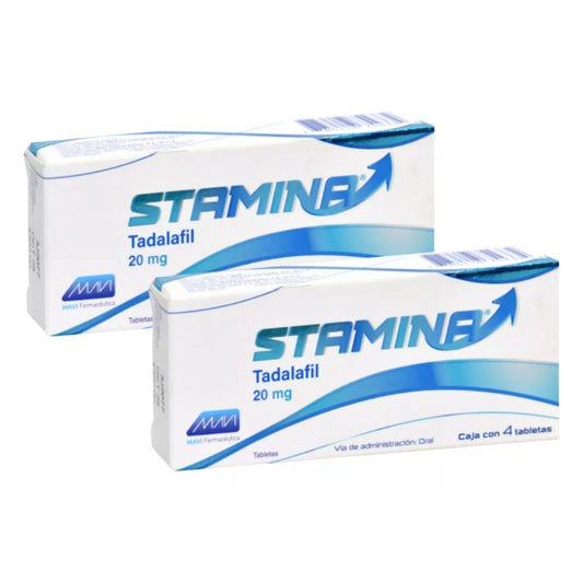 Tadalafil 20 Mg Stamina 8 Tabletas Pack Genérico De Cialis