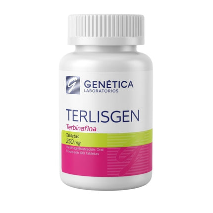 Terlisgen (Terbinafina) 250 mg  Frasco con 100 Tabletas