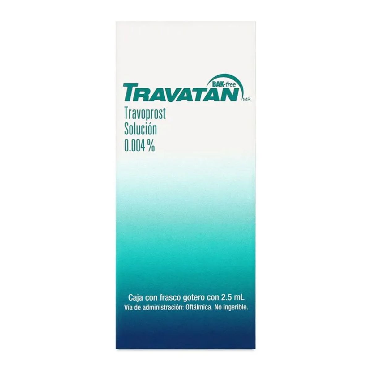 Travatan (Tavoprost) 0.004% Caja con Frasco Gotero con 2.5 ml