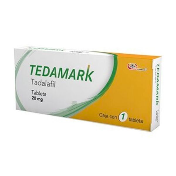 Tedamark (Tadalafil) 20 mg Caja con 1 Tableta