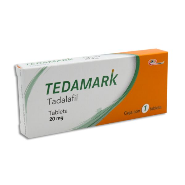 Tedamark (Tadalafil) 20 mg Caja con 1 Tableta