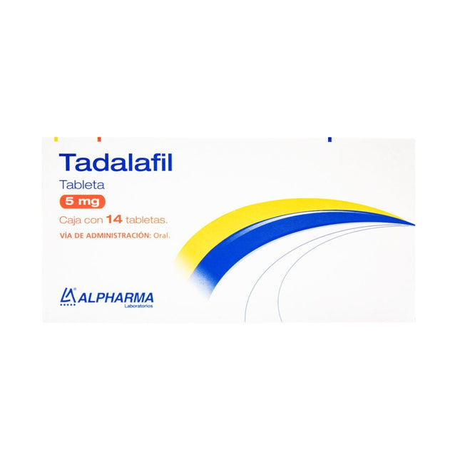 Tadalafil 5 mg Caja con 14 Tabletas
