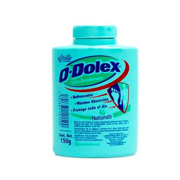 Talco para Pies O-Dolex Naturals 150 g