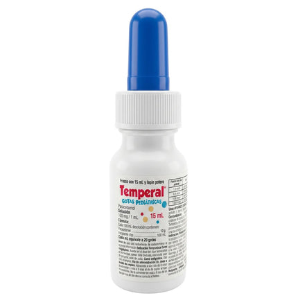 Temperal (Paracetamol) Gotas Pediátricas 100 mg/ml 15 ml frasco