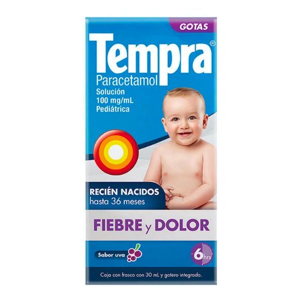 Tempra (Paracetamol) 100 mg/ml Frasco 30 ml