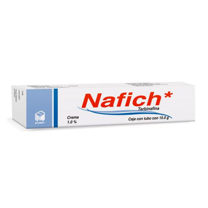 Nafitch (Terbinafina) Crema 1 % Caja con Tubo de 15 g