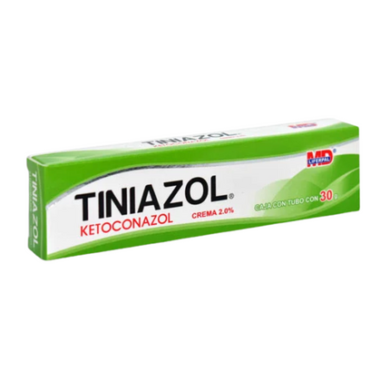 Tiniazol (Ketoconazol) Crema 2.0% Caja con 30 g