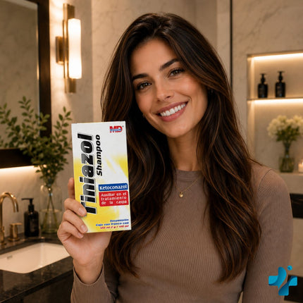 Tiniazol Shampoo (Ketoconazol) 2g/100 mL Frasco con 120 mL