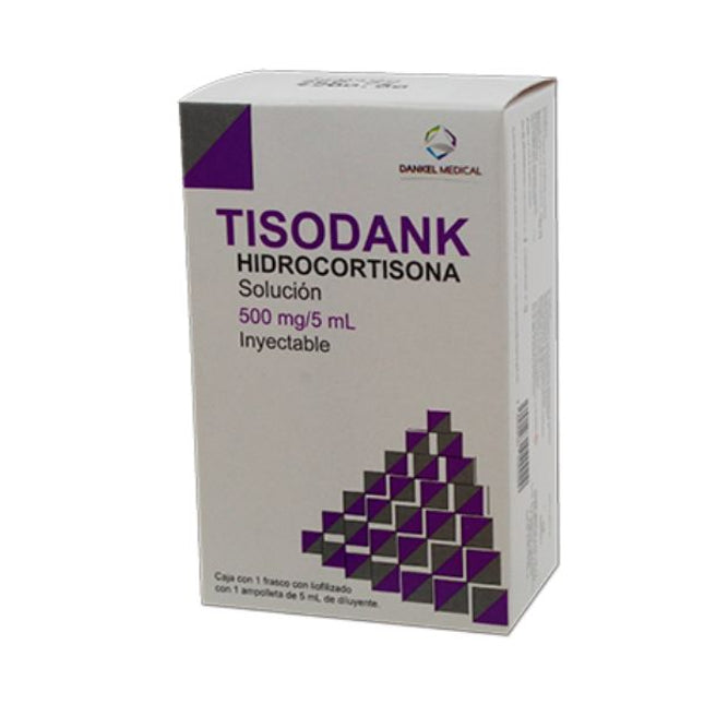 Tisodank (Hidrocortisona) 500 mg/5 ml Solución Inyectable