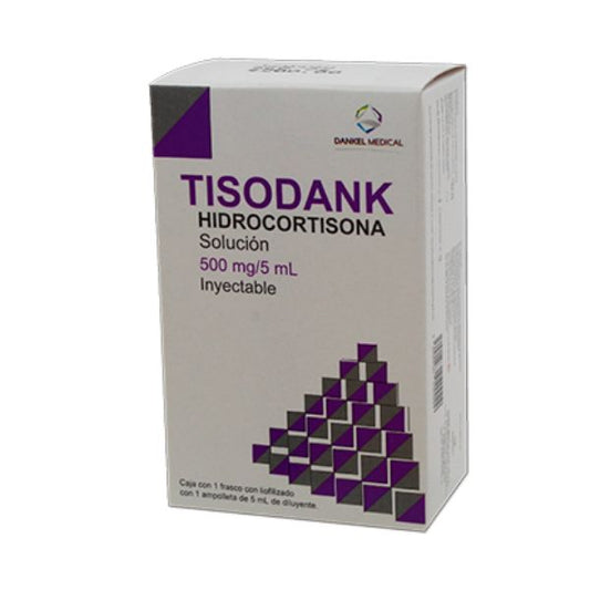 Tisodank (Hidrocortisona) 500 mg/5 ml Solución Inyectable