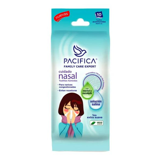 Toallitas Humedas Nasal 10's PACIFICA