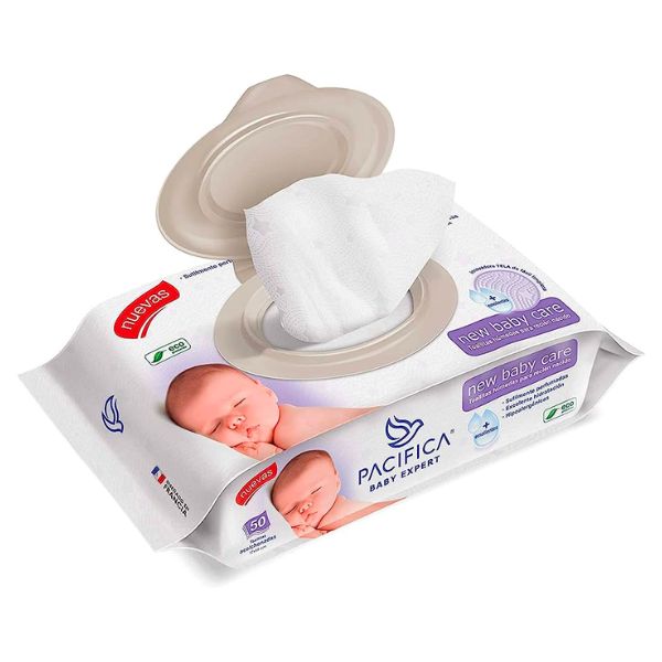 Toallitas Húmedas New Baby Care 50's Pacifica