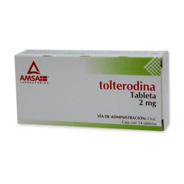 Tolteridona 2 mg Caja con 14 Tabletas