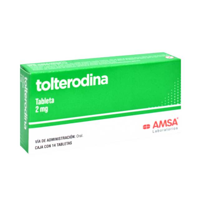 Tolteridona 2 mg Caja con 14 Tabletas