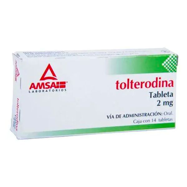 Tolteridona 2 mg Caja con 14 Tabletas