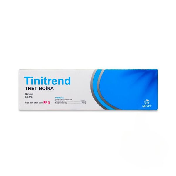 Tinitrend (Tretinoína) Crema 0.05% Tubo con 30 g