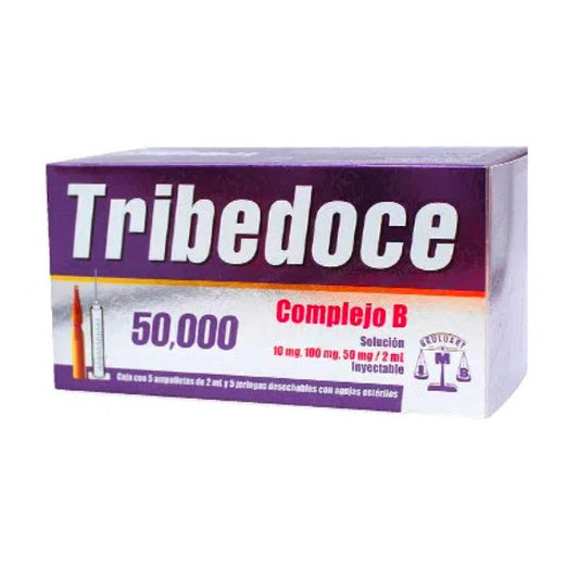 Tribedoce 50,000 Solucion Inyectable con 5 Ampolletas