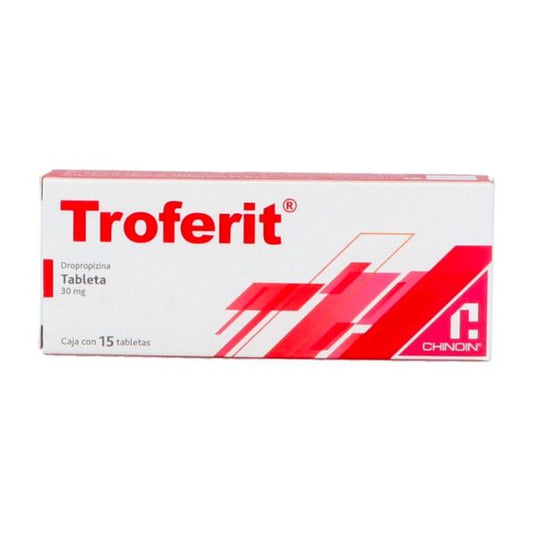 Troferit (Dropropizina 30 mg) Caja con 15 Tabletas