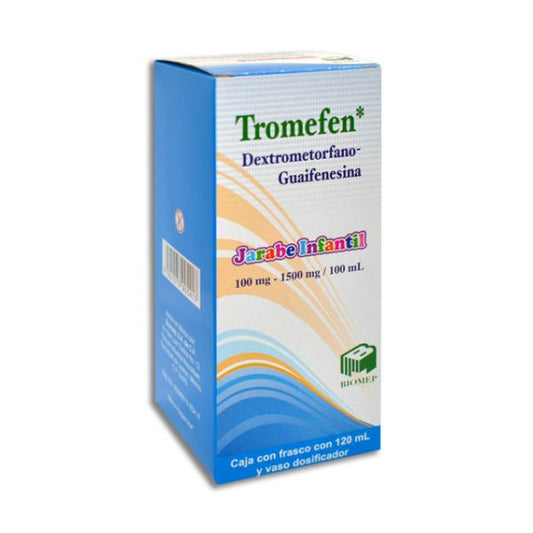 Tromefen Infantil (Dextrometorfano / Guaifenesina 100 mg / 1500 mg / 100 ml