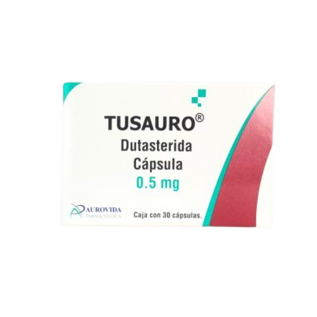 Tusauro Dutasterida 0.5 mg Caja con 30 Cápsulas