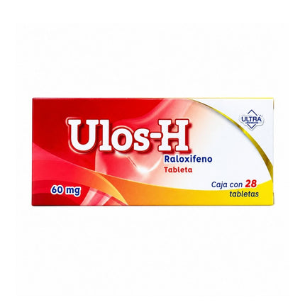Ulos H (Raloxifeno) 60 mg Caja con 28 Tabletas | Ultra Laboratorios