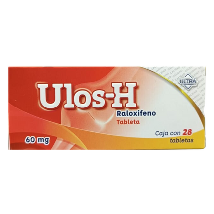 Ulos H Raloxifeno 60  mg  28 Tabletas