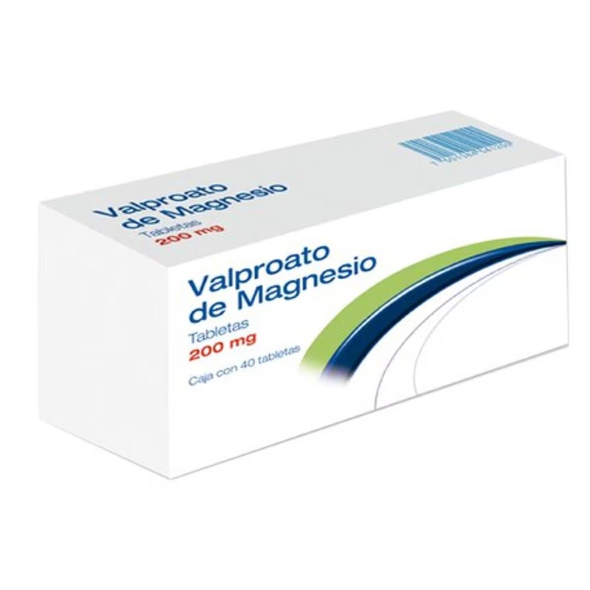 Valproato de Magnesio 200 mg Caja con 40 Tabletas