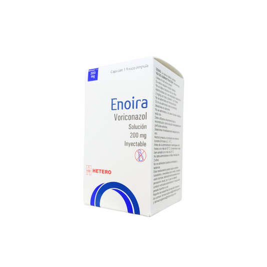 Enoira (Voriconazol) 200 mg Caja con Frasco Ámpula Inyectable