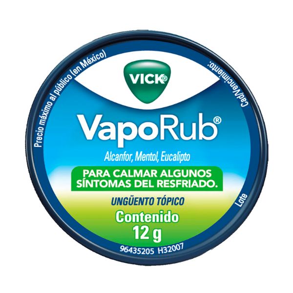 Vick Vaporub Ungüento Frasco con 12 g