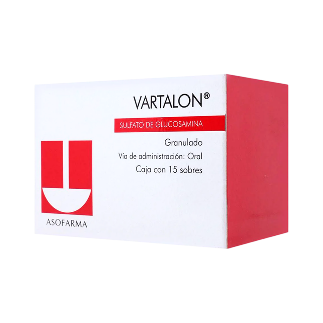 Sulfato de Glucosamina 1.5g Granulado Vartalon Caja con 15 Sobres