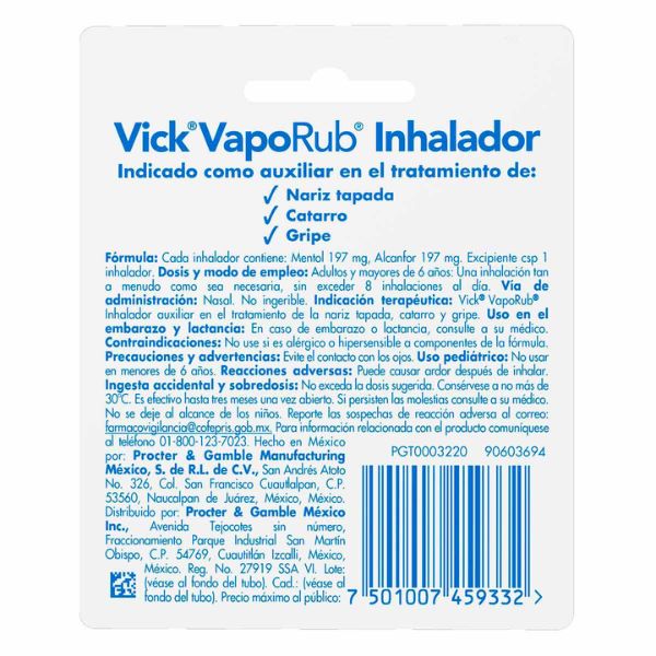 Vick Vaporub Inhalador 12 g