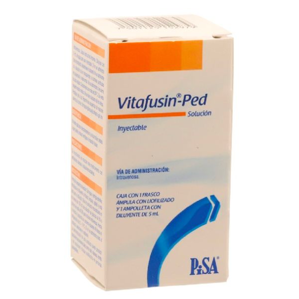 Vitafusin Multivitaminico Pediátrico Solución Inyectable 1 Frasco Ámpu ...