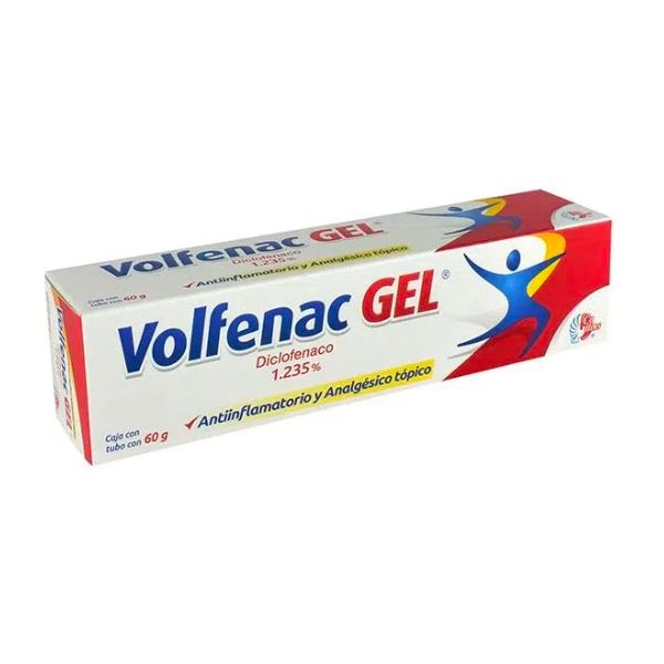 Volfenac Gel (Diclofenaco) 1.235% Caja con Tubo con 60 g – Farmacia Sanorim