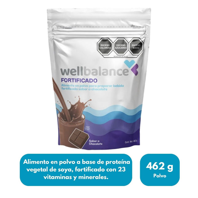 Wellbalance Fortificado Sabor Chocolate 462 g
