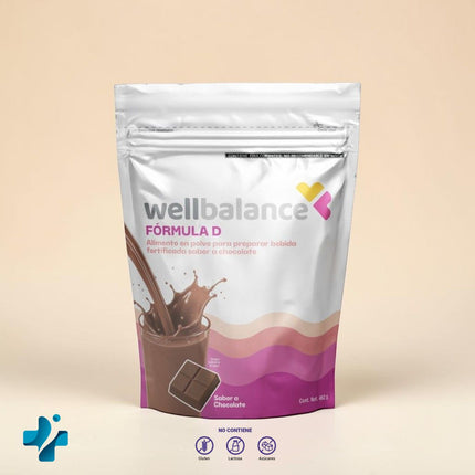 Wellbalance Formula D Sabor Chocolate 462 g