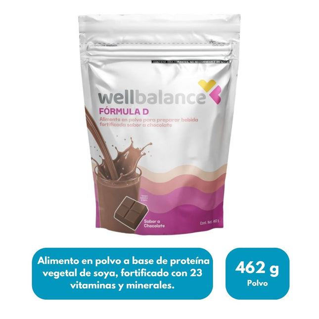 Wellbalance Formula D Sabor Chocolate 462 g