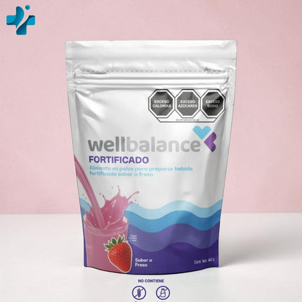 Wellbalance Fortificado Sabor Fresa 462 g