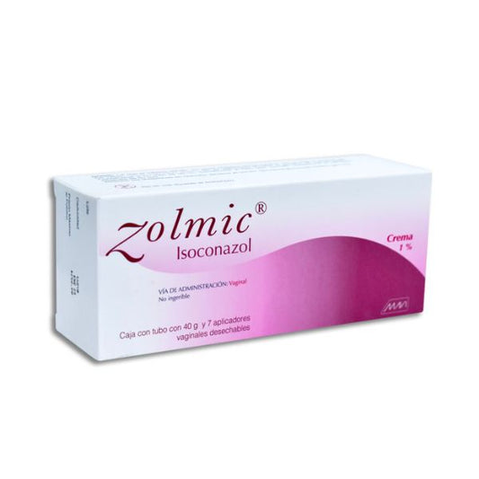 Zolmic (Isoconazol) 1% Caja con Tubo con 40 g y 7 Aplicadores