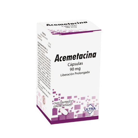 Acemetacina 90 mg Caja con 14 Cápsulas Ultra Laboratorios