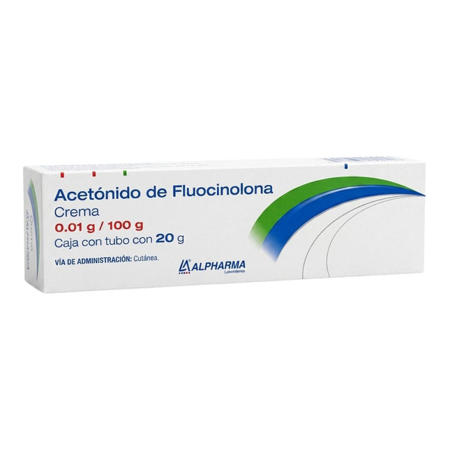 Acetónido de Fluocinolona Crema 0.01g/100g Tubo con 20g